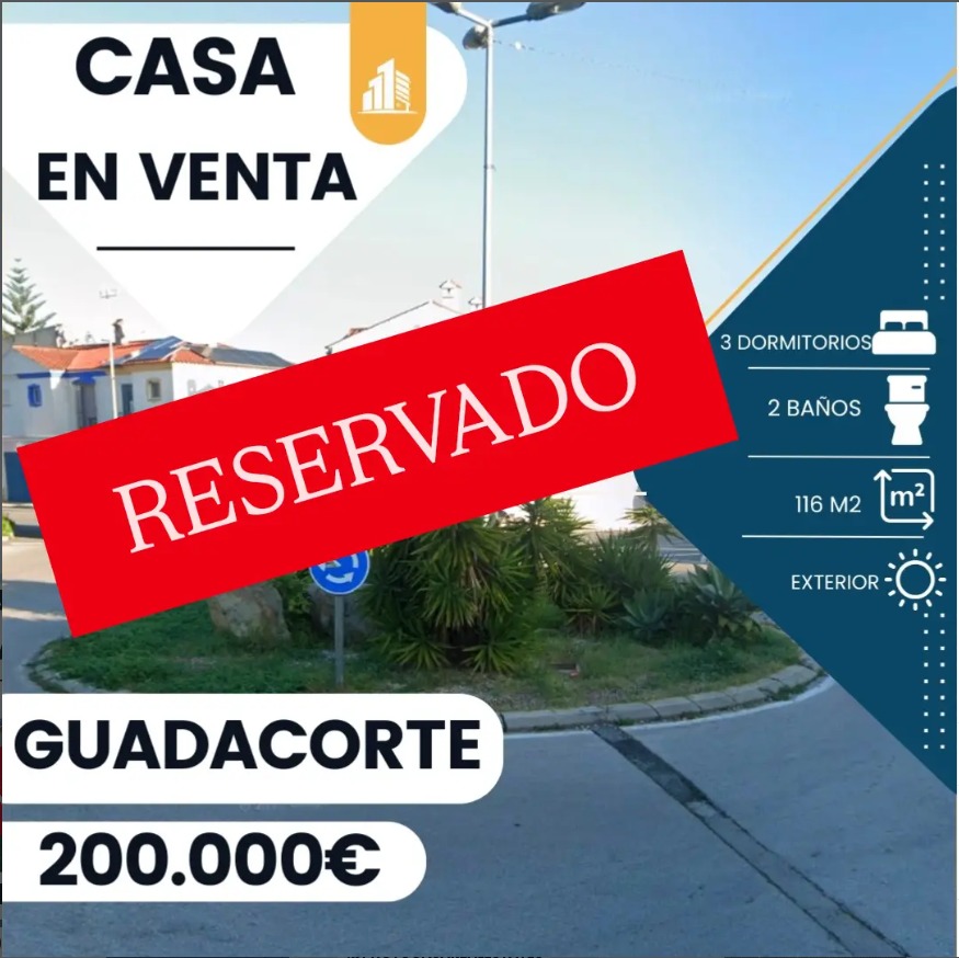 ‼️ NUEVA PROPIEDAD RESERVADA‼️ ‼️EN VENTA CASA ADOSADA EN GUADACORTE ‼️ Esta propiedad ha sido reservada antes de publicarla en nuestros portales . Una vez más os agradecemos la confianza y el apoyo que recibimos cada día💙💙