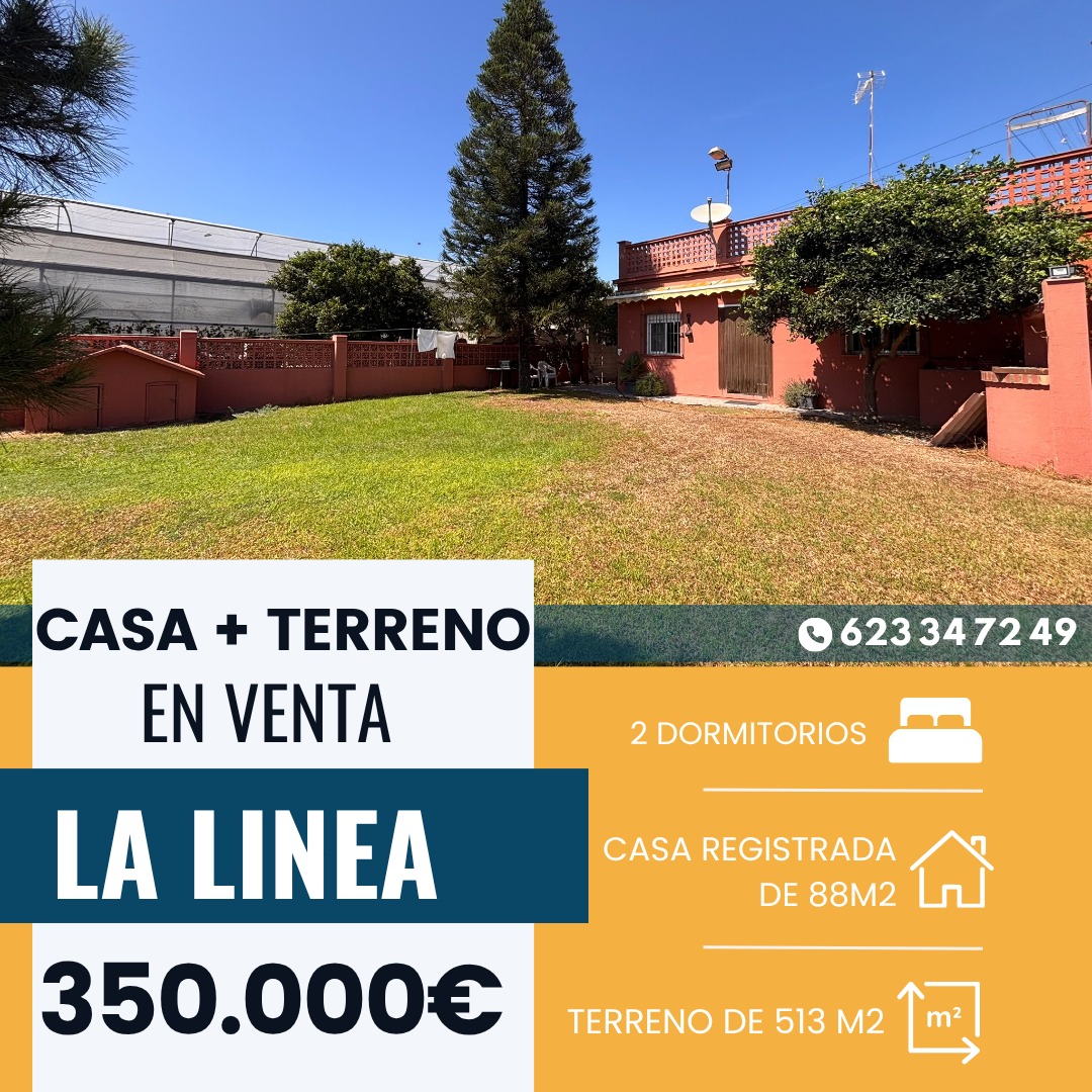 ‼️EN VENTA TERRENO RUSTICO CON VIVIENDA EN LA LINEA DE LA CONCEPCIÓN‼️ 2 dormitorios,salón amplio,cuarto de baño completo,cocina grande,trastero,azotea,terreno,VIVIENDA CON ESCRITURA, HIPOTECABLE,300M2 DE LA PLAYA DEL LEVANTE......